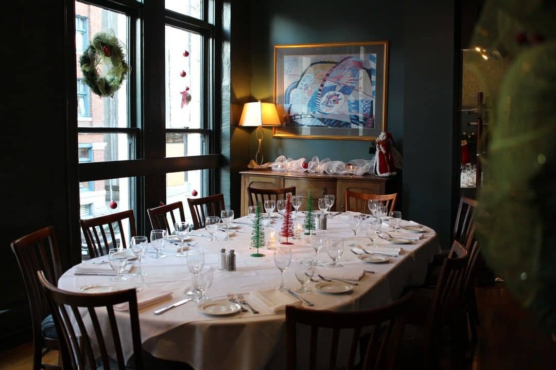 The Fireplace Room at Water St. Cafe